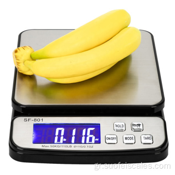 SF-801 Electronic Table Scale 50kg Ψηφιακά συμπαγή ταχυδρομικά τέλη